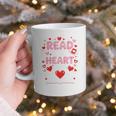 Read Your Heart Out Valentine Reading Book Lover Teacher Premium Tri-Blend Graphic Print Coffee Mug