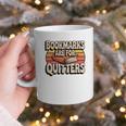 Reading Bookmarks Are For Quitters Reader Book Lovers Graphic Print Coffee Mug