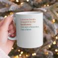 I Rescue Books Trapped In The Bookstore I'm Not A Hoarder Graphic Print Coffee Mug
