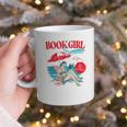Retro Book Girl Summer For Women Beach Reading Graphic Print Coffee Mug Retro Book Girl Summer For Women Beach Reading Graphic Print Coffee Mug