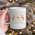 Retro A Day Without Reading Is Like Just Kidding Book Lover Graphic Print Coffee Mug