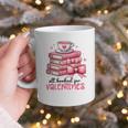 Retro Groovy Valentine Men Women Kid Tees By Emily All Booked For Valentines Book Reading Bookworm Nerdy Graphic Print Coffee Mug