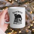 Salem Witch Book Club Bookish Halloween Cat Women Graphic Print Coffee Mug Salem Witch Book Club Bookish Halloween Cat Women Graphic Print Coffee Mug