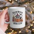 Salem WItch Book Club Halloween Raccoon Witch Reading Book Graphic Print Coffee Mug Salem WItch Book Club Halloween Raccoon Witch Reading Book Graphic Print Coffee Mug