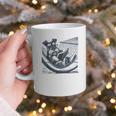 Schnauzer Hammock Reading Book Schnauzer Glasses Graphic Print Coffee Mug