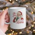 He Sees What You'Ve Been Reading Bookish Christmas Humor Graphic Print Coffee Mug