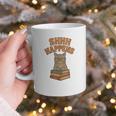 SHHH Happens Librarian Cat Books Library Graphic Print Coffee Mug SHHH Happens Librarian Cat Books Library Graphic Print Coffee Mug
