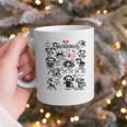 Skelanimals I Bite Vintage Retro Dead Pet Textbook Collage Graphic Print Coffee Mug