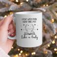 Smutty Book Lovers Romantasy Dark Fairy Tales Romance Reader I Dont Watch Porn Small Grey Graphic Print Coffee Mug