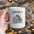 Somebody's Smut Reading Wife Smutty Book Lovers Graphic Print Coffee Mug