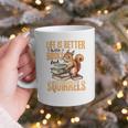 Squirrel Animal Life Is Better With Books And a Graphic Print Coffee Mug Squirrel Animal Life Is Better With Books And a Graphic Print Coffee Mug