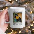 That's What I Do I Read Books I Drink Wine And I Know Things Graphic Print Coffee Mug