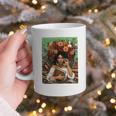 History Month Black Afro Girl Women Book Lovers Floral Graphic Print Coffee Mug