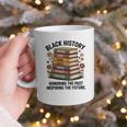 History Month Teacher Reading Book Lover Floral Stack Premium Tri-Blend Graphic Print Coffee Mug