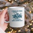 I Tried To Form A Gang But It Turned Into A Book-Club Reader Premium Tri-Blend Graphic Print Coffee Mug