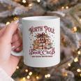 Vintage Retro North Pole Book Club Hot Cocoa Graphic Print Coffee Mug