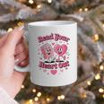 Women's Book Lover Read Your Heart Out Teacher Kids Valentines Graphic Print Coffee Mug