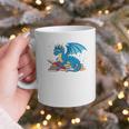 In A World Full Of Bookworms Be A Book Dragon Graphic Print Coffee Mug