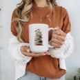 Book Stack With Flowers Reading Lover Bookish Graphic Print Coffee Mug