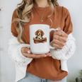 Cute Dog Beagle Reading Book Graphic Print Coffee Mug