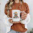 Kawaii Cat Coffee Books Teacher Men Women Girls Kids Graphic Print Coffee Mug