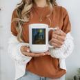 Van Gogh Starry Night Art Cat And Book Lovers Graphic Print Coffee Mug