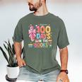 100th Day Of School Teacher Floral 100 Days In The Books Men's Comfort Colors T-Shirt Moss 100th Day Of School Teacher Floral 100 Days In The Books Men's Comfort Colors T-Shirt Moss