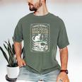Anti-Social Book-Club Cat Graphic Men's Comfort Colors T-Shirt Moss Anti-Social Book-Club Cat Graphic Men's Comfort Colors T-Shirt Moss