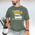 Awesome Bookmobile Driver What's Your Superpower Book Wagon Men's Comfort Colors T-Shirt Moss Awesome Bookmobile Driver What's Your Superpower Book Wagon Men's Comfort Colors T-Shirt Moss
