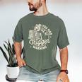 Banned Book Reading Bookish You Had Me At Trigger Warning Men's Comfort Colors T-Shirt Moss