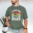 I LIKE BIG BOOKS AND I CANNOT LIE Book Lover Print Men's Comfort Colors T-Shirt Moss I LIKE BIG BOOKS AND I CANNOT LIE Book Lover Print Men's Comfort Colors T-Shirt Moss