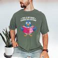 This Is My Book Character Costume Cute Pigeon Kids Reading Men's Comfort Colors T-Shirt Moss