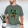 Book Dragon Reading Books Men's Comfort Colors T-Shirt Moss Book Dragon Reading Books Men's Comfort Colors T-Shirt Moss