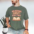 Book Lover Pregnancy Announcement Reveal Smut Men's Comfort Colors T-Shirt Moss Book Lover Pregnancy Announcement Reveal Smut Men's Comfort Colors T-Shirt Moss