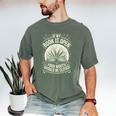 If My Book Is Open Your Mouth Should Be Closed Men's Comfort Colors T-Shirt Moss