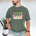 All Booked For Summer Reading Beach Floral Bookish Book Girl Men's Comfort Colors T-Shirt Moss