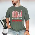 All Booked For Valentine Book Lovers Women Girl Teacher Men's Comfort Colors T-Shirt Moss All Booked For Valentine Book Lovers Women Girl Teacher Men's Comfort Colors T-Shirt Moss