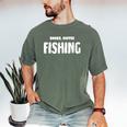 Books Coffee Fishing Men's Comfort Colors T-Shirt Moss