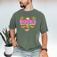 Books Are My Love Language Valentine's Day Reading Lover Men's Comfort Colors T-Shirt Moss Books Are My Love Language Valentine's Day Reading Lover Men's Comfort Colors T-Shirt Moss