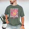I Like My Books Spicy And My Coffee Icy Librarian Men's Comfort Colors T-Shirt Moss I Like My Books Spicy And My Coffee Icy Librarian Men's Comfort Colors T-Shirt Moss