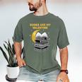 Books Are My Valentine Cute Book Lover Valentine's Day Men's Comfort Colors T-Shirt Moss Books Are My Valentine Cute Book Lover Valentine's Day Men's Comfort Colors T-Shirt Moss