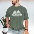 Bookworm Aunt Reading Lover Men's Comfort Colors T-Shirt Moss Bookworm Aunt Reading Lover Men's Comfort Colors T-Shirt Moss