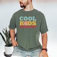 Bookworm Cool Kids Read Books Book Lover Reading Men's Comfort Colors T-Shirt Moss