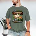 Bookworm If It Involves Books And Tea Lover Reading Premium Tri-Blend Men's Comfort Colors T-Shirt Moss Bookworm If It Involves Books And Tea Lover Reading Premium Tri-Blend Men's Comfort Colors T-Shirt Moss