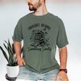 Bookworm Smutt Probably Reading Something Smutty Reader Men's Comfort Colors T-Shirt Moss