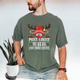 Christmas Matching Most Likely To Read A Book PJS Men's Comfort Colors T-Shirt Moss Christmas Matching Most Likely To Read A Book PJS Men's Comfort Colors T-Shirt Moss
