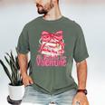 Coquette Bow All Booked For Valentines Teacher Book Men's Comfort Colors T-Shirt Moss Coquette Bow All Booked For Valentines Teacher Book Men's Comfort Colors T-Shirt Moss