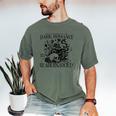 Dark Romance Books Lover Bookish Bookworm Gothic Aesthetic Men's Comfort Colors T-Shirt Moss