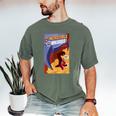 Disney Pixar The Incredibles Omnidroid Comic Book Cover Men's Comfort Colors T-Shirt Moss Disney Pixar The Incredibles Omnidroid Comic Book Cover Men's Comfort Colors T-Shirt Moss