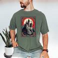 Dracula's Castle Book Cover Illustration Men's Comfort Colors T-Shirt Moss